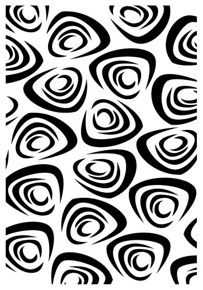 Stencil - Cinnamon Swirl (8x5 inch)